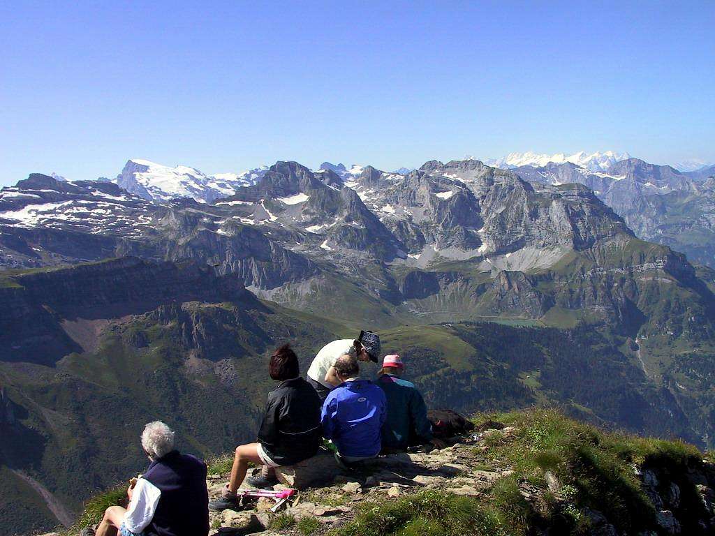 View from to to Bernese Alps