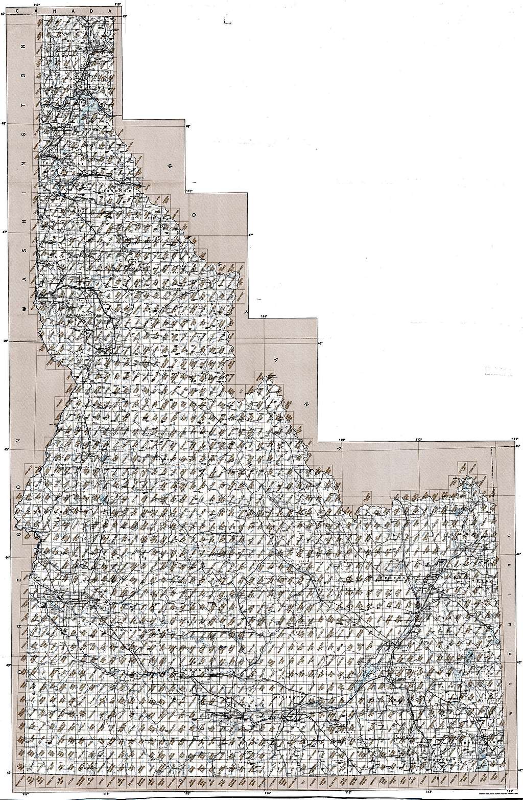 Idaho Quadrangles