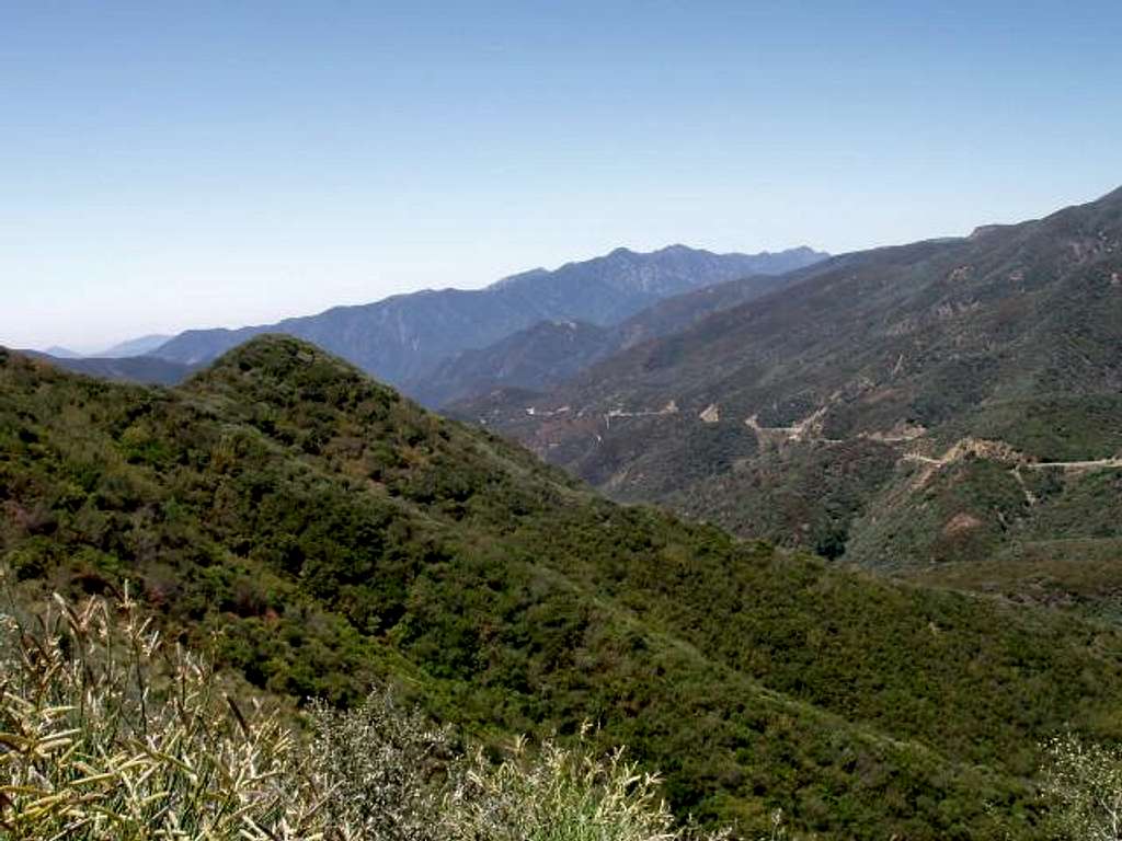 View from Hwy 33 north of Ojai