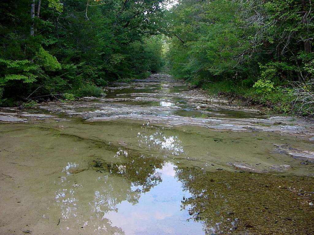 Indian Creek on the Ozark Trail