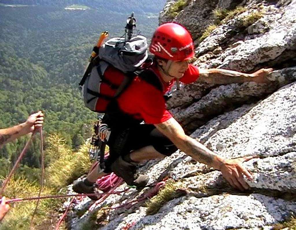 Bucegi / Costila - Galbenele ridge 3A