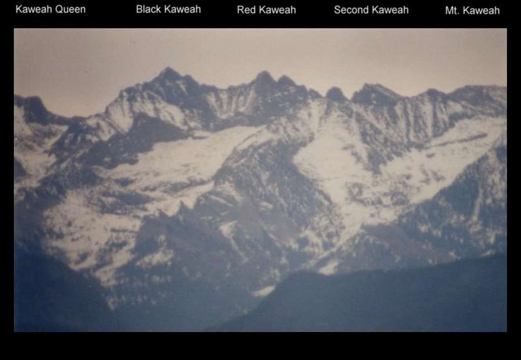 The Kaweah Peaks