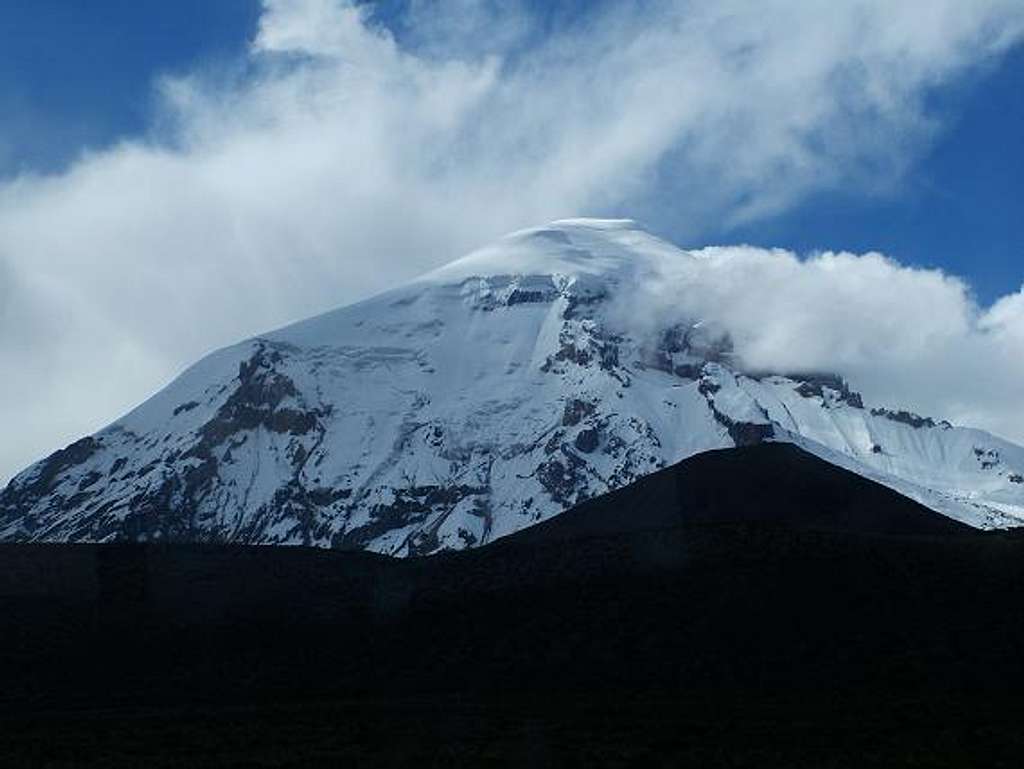 Sajama from the Arica-La Paz Hwy