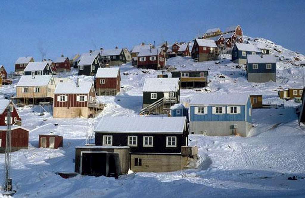 Typical Greenlandic houses