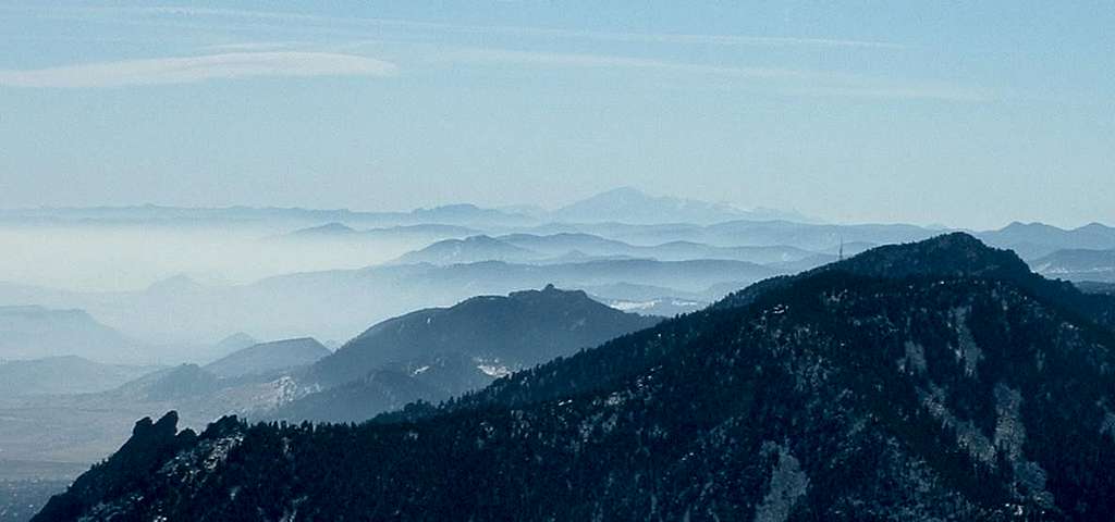 View to the South, Including Pikes Peak