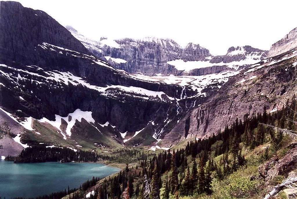 Grinnell Glacier Trail View