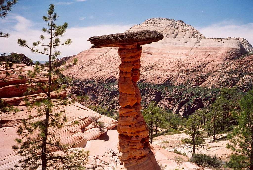 Interesting balanced rock