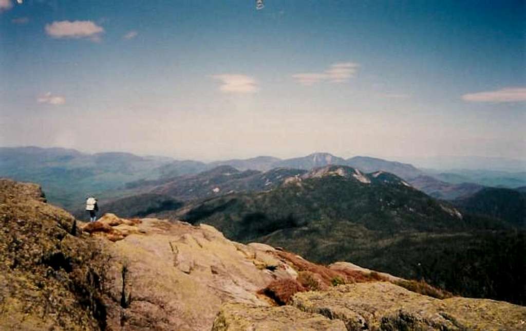  View from the summit on a...