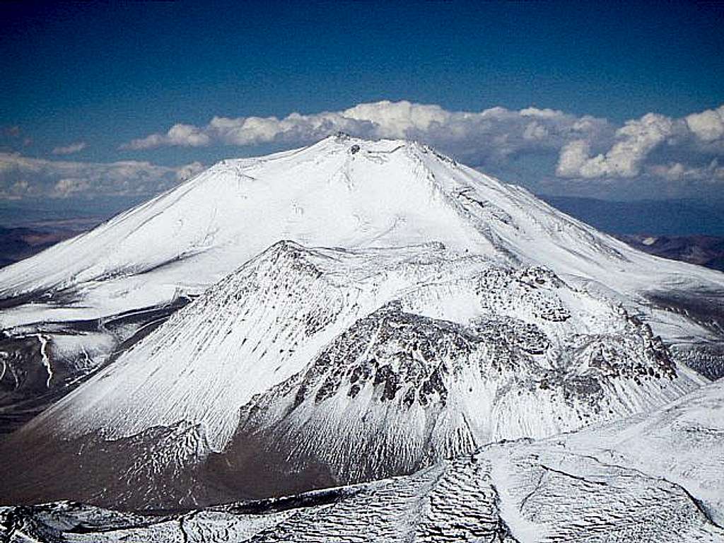 Snowy volcanoes