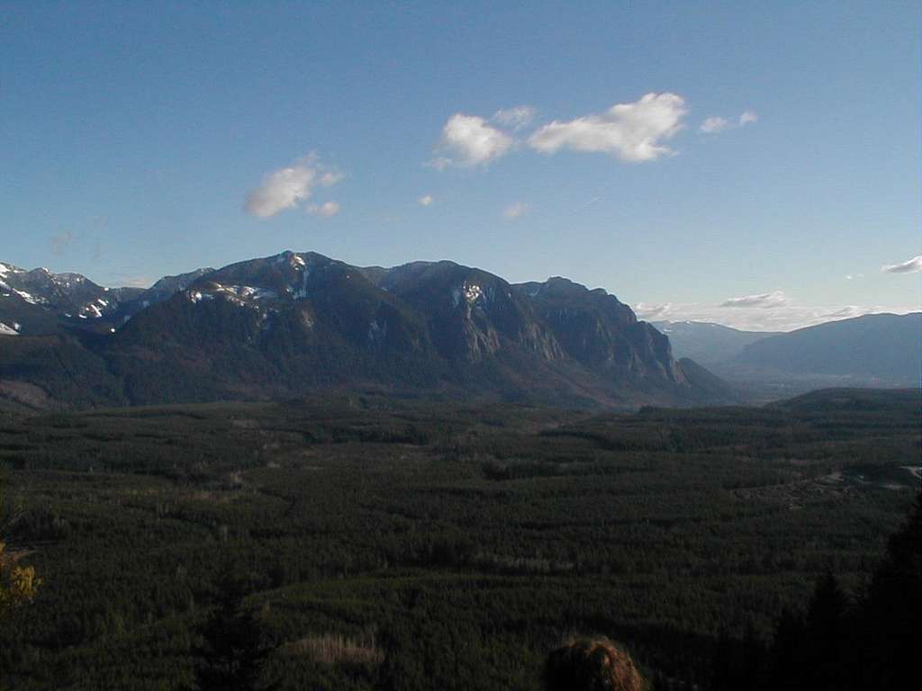 NW Face of Si from Fuller Mtn.