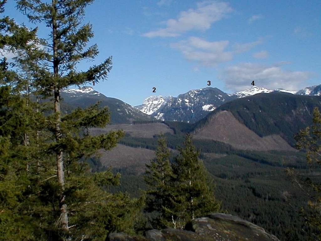 Hancock's Comb and Others from Fuller Mountain