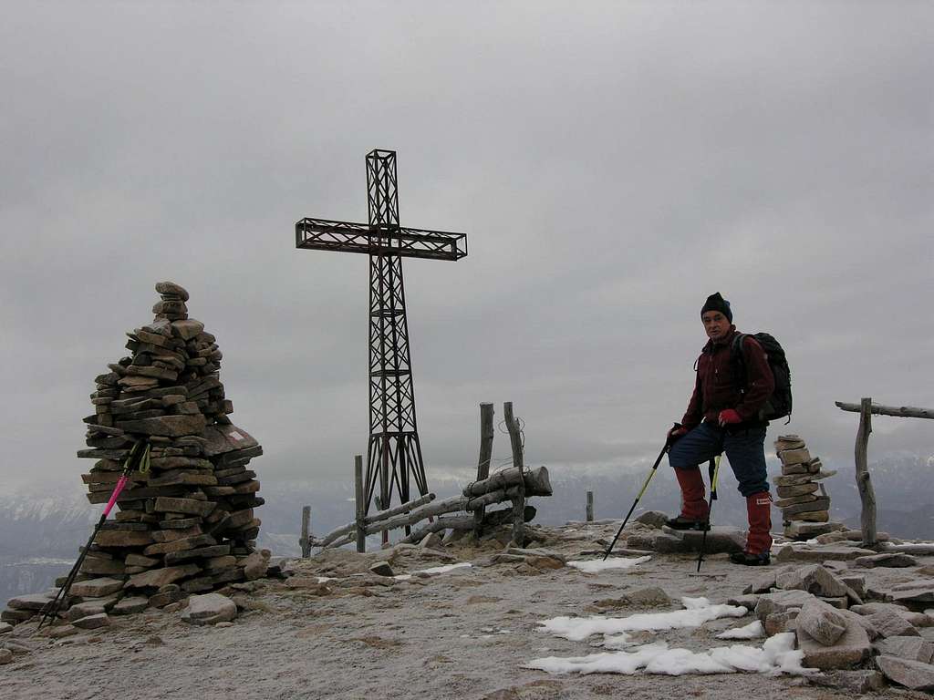 The cross on the top
