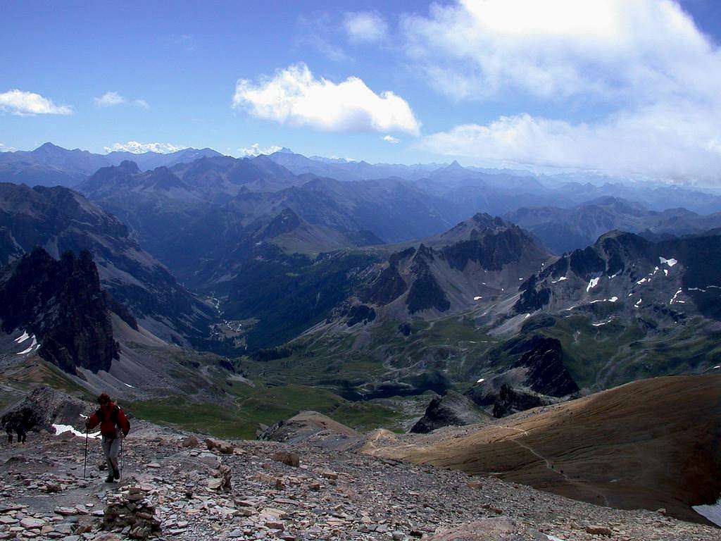 Ascent to the summit of Mont Thabord