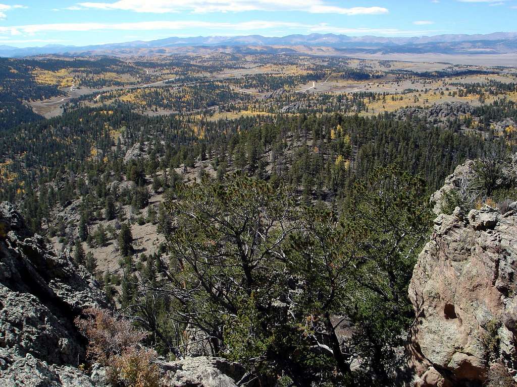 View west from the summit of Observatory Rock