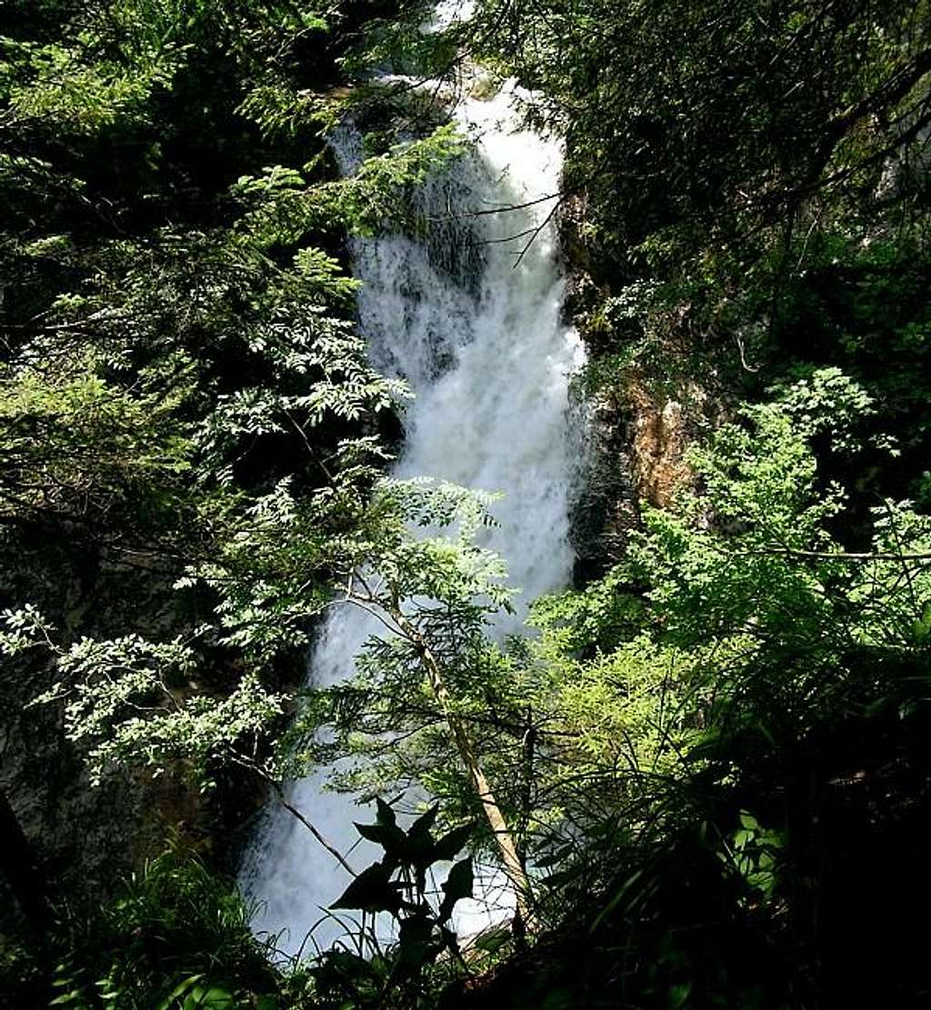 Waterfalls in Bluntau Valley