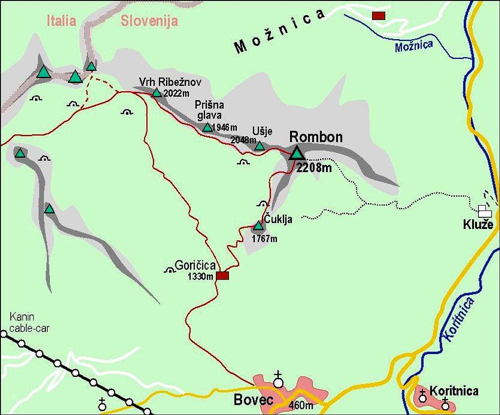 Rombon map