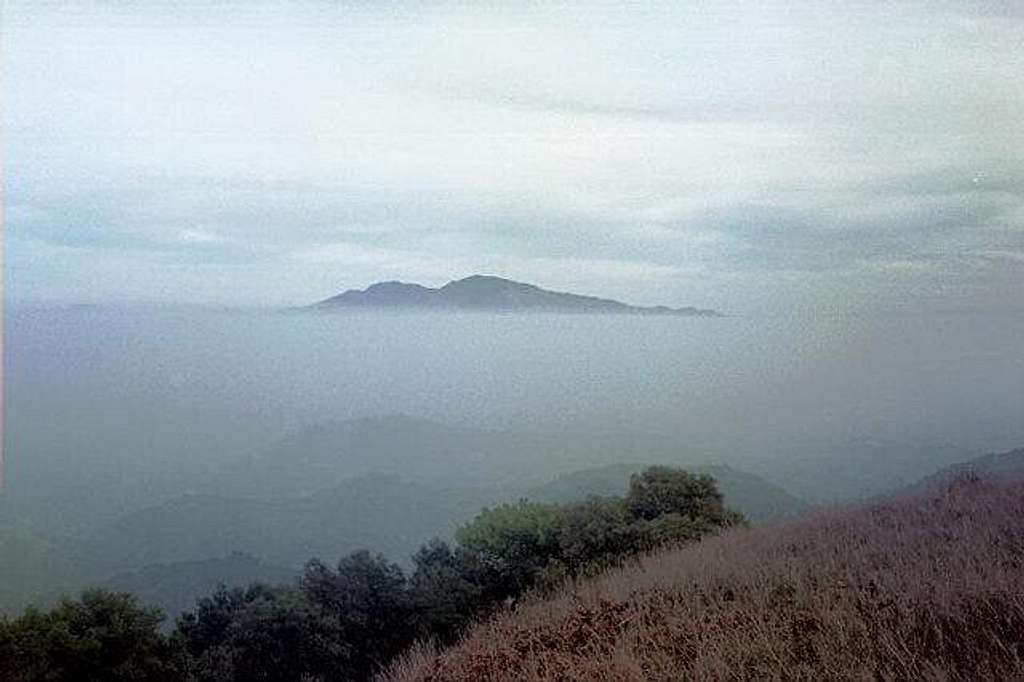 Mt. Diablo over fog cover, as...
