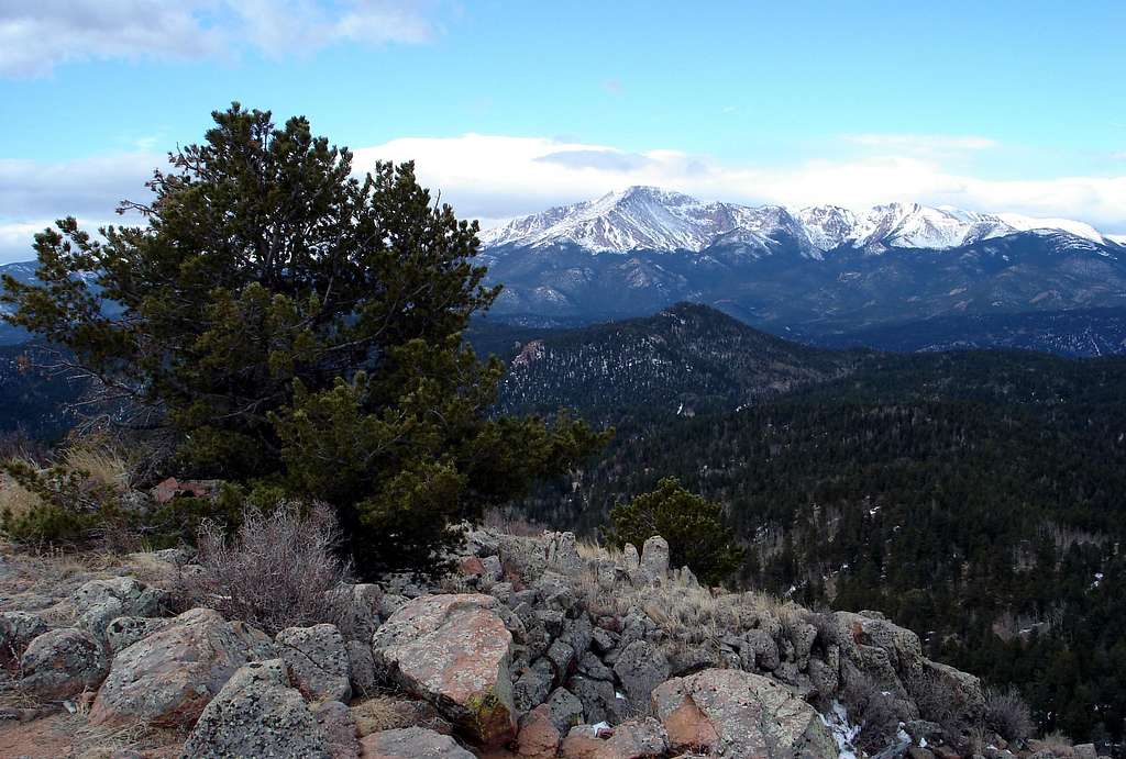 Pikes Peak from Ormes Peak