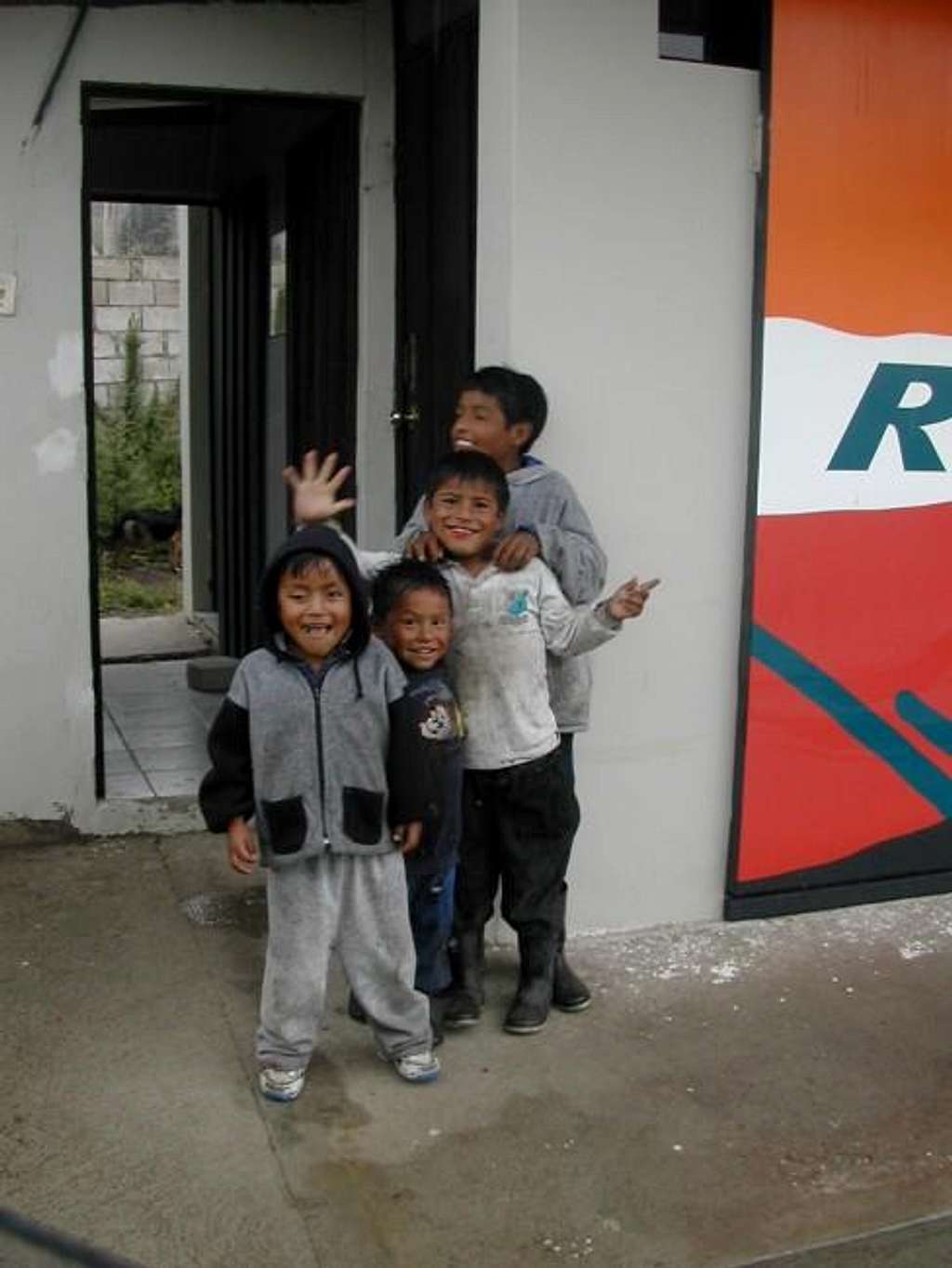 Group of Ecuadorian kids...