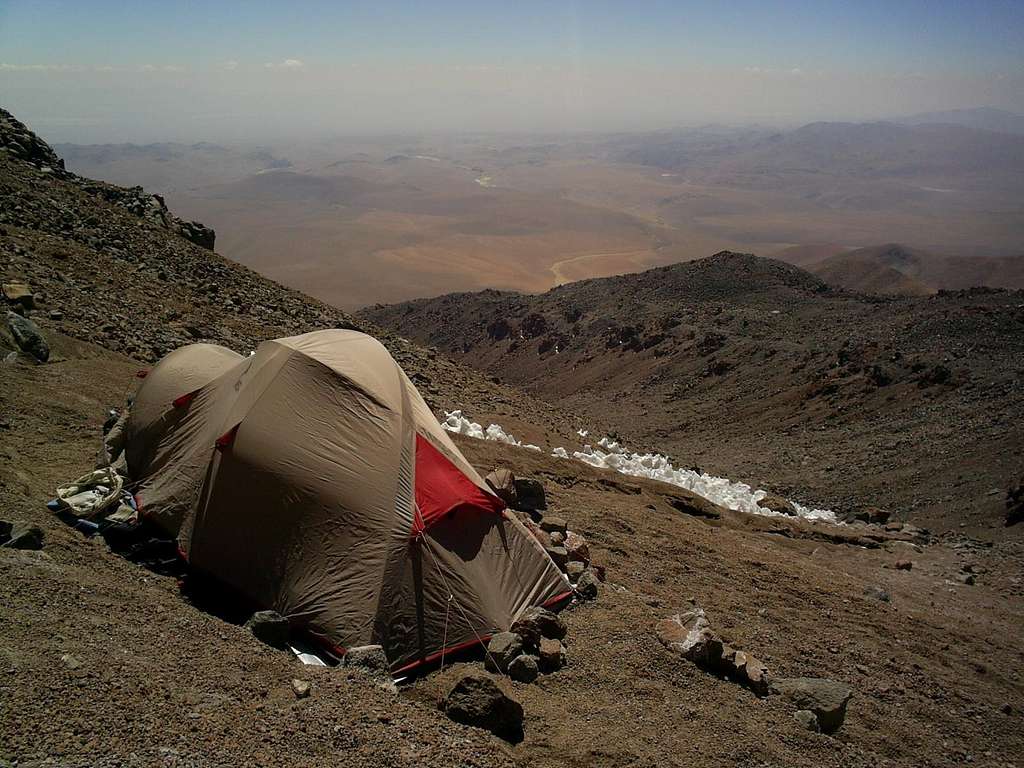 Camp at 5700m