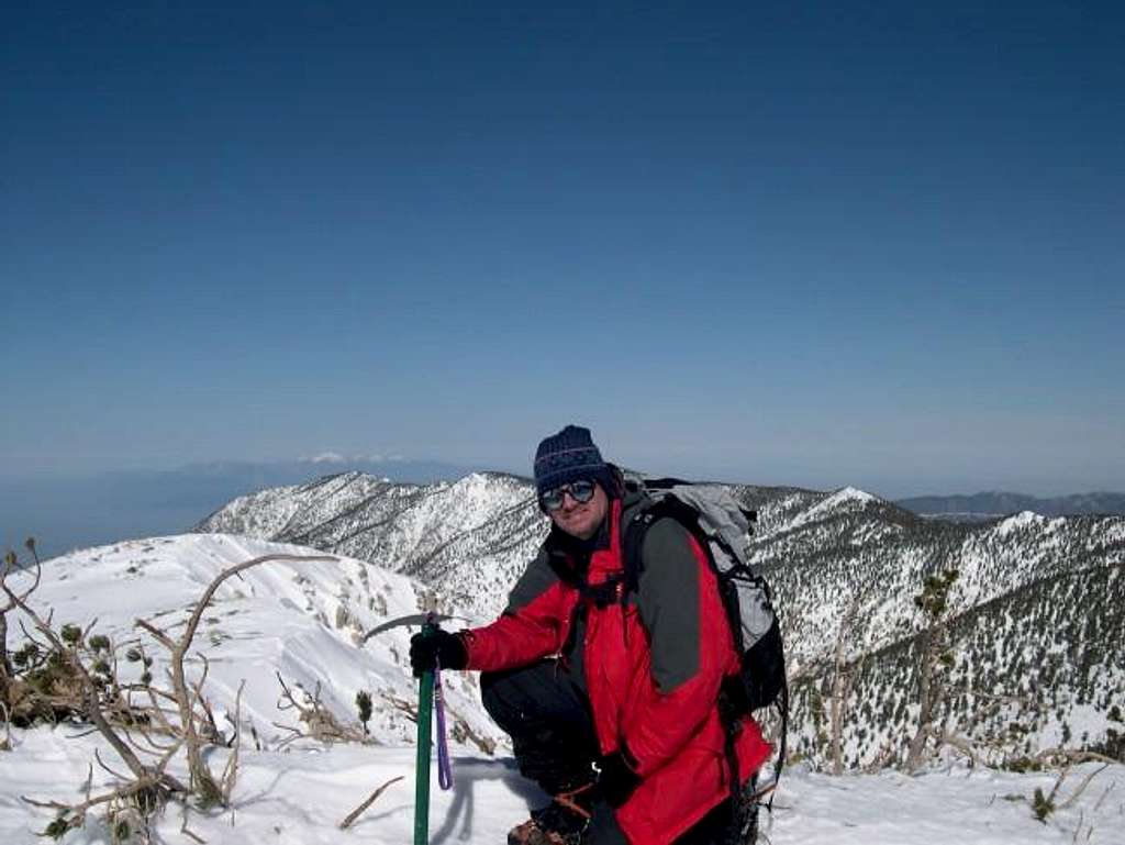 Mike Ostby on the summit of...