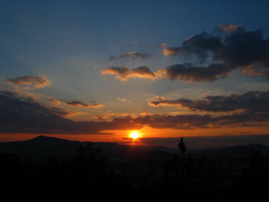 Next view from Hurka II.,sunset.