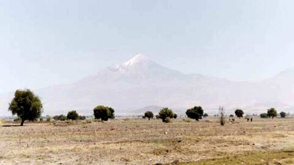 Orizaba from the west on a...