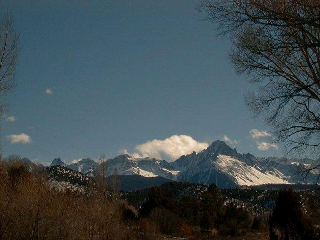 View of Mt Sneffels from the...