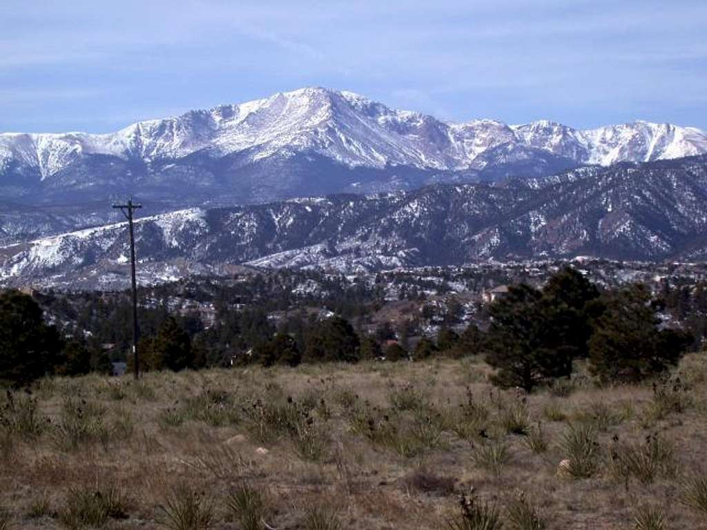 Pikes Peak from southbound...