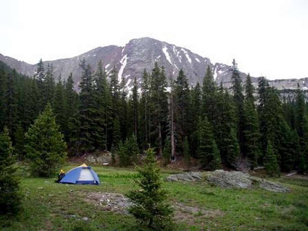 camp for Mt. Snowdon