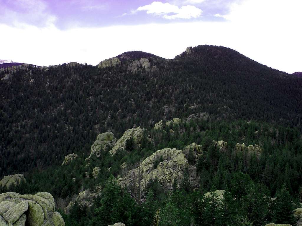 West from Tenney Crags