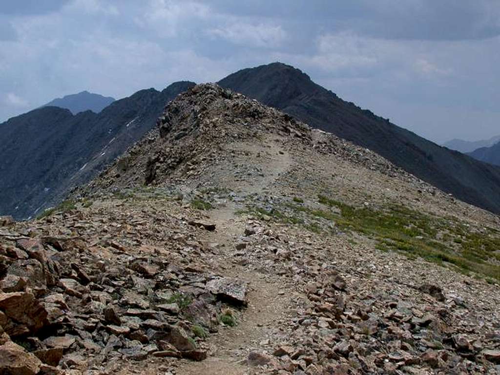 Missouri's ridge with summit...