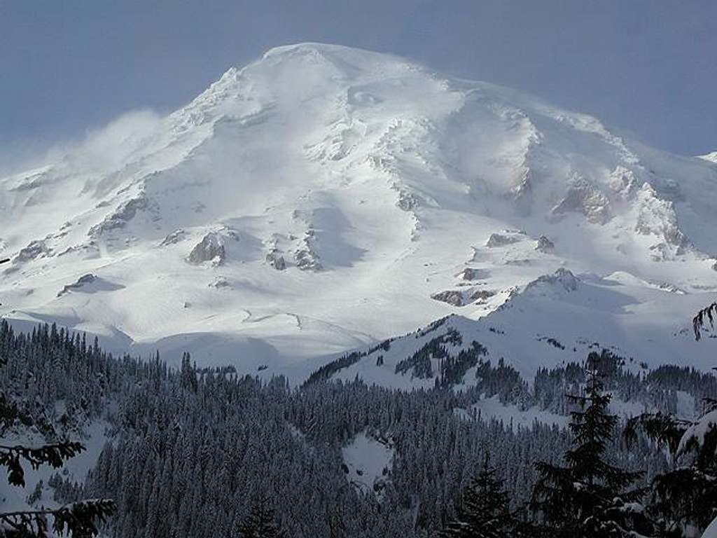 Mount Rainier on March 23,...