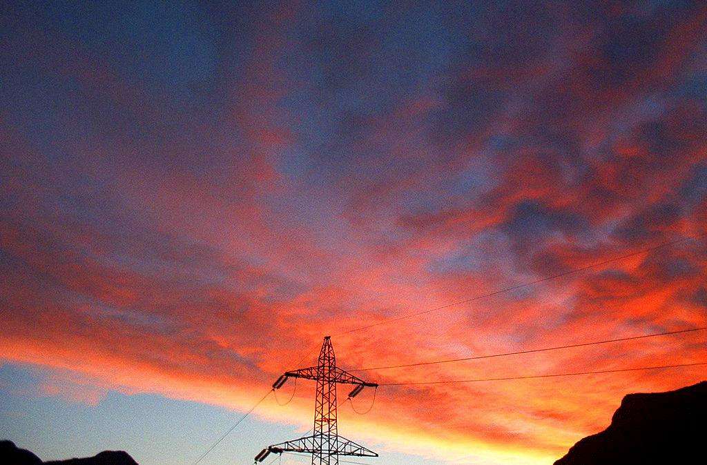 Italy: Vallagarina at sunset