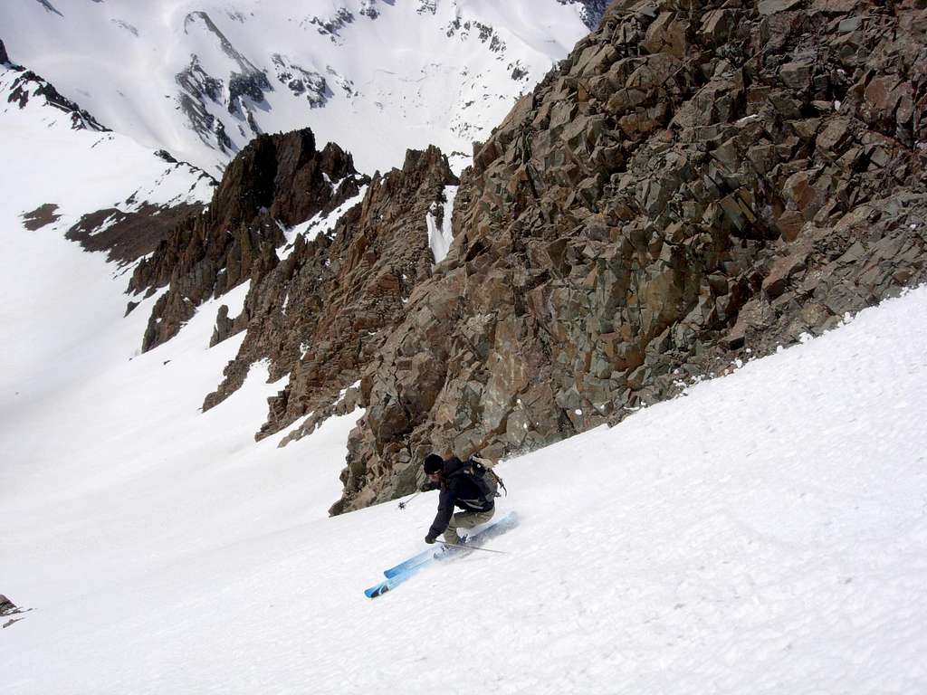 Skiing Mount Sneffels' South Face 