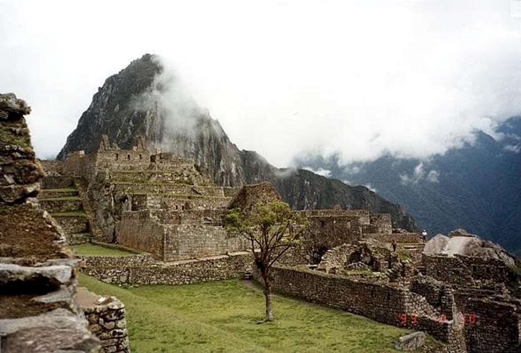 The Machu Picchu main square...