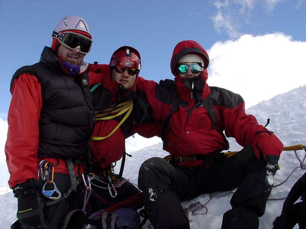 Boys on the summit 4107m