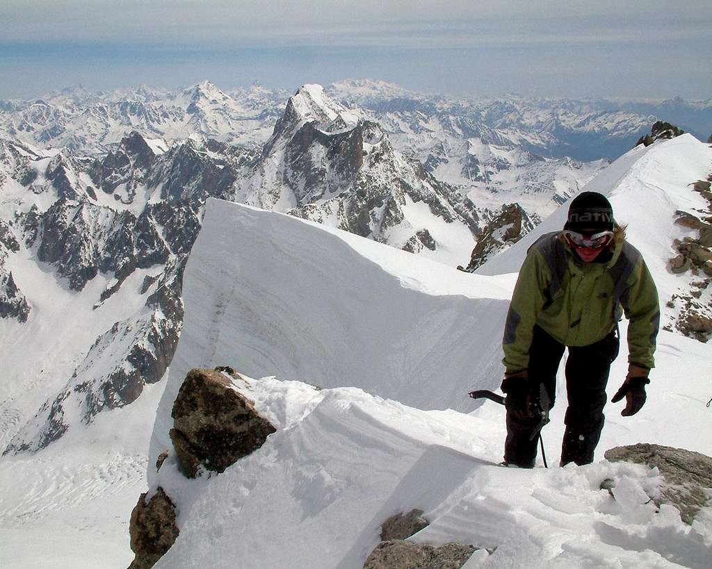 Final Scrambly Bit - Mont Blanc du Tacul