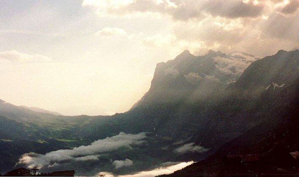 Wetterhorn as seen from Kleine Scheidegg