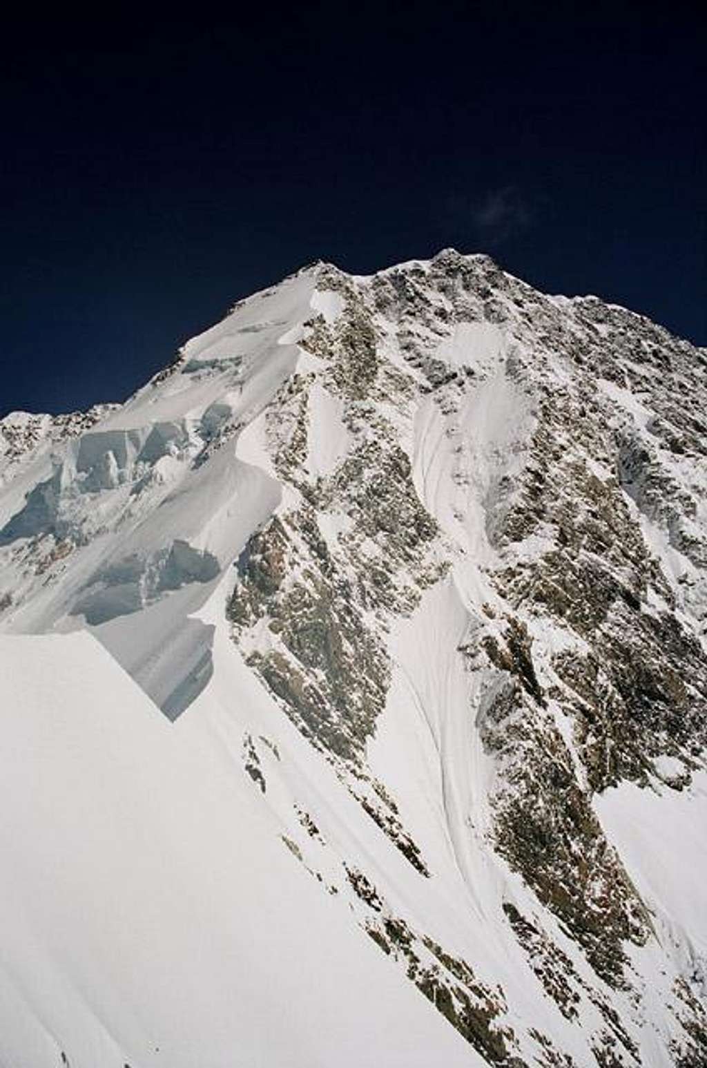 Upper part of the East Ridge of Mount Cook
