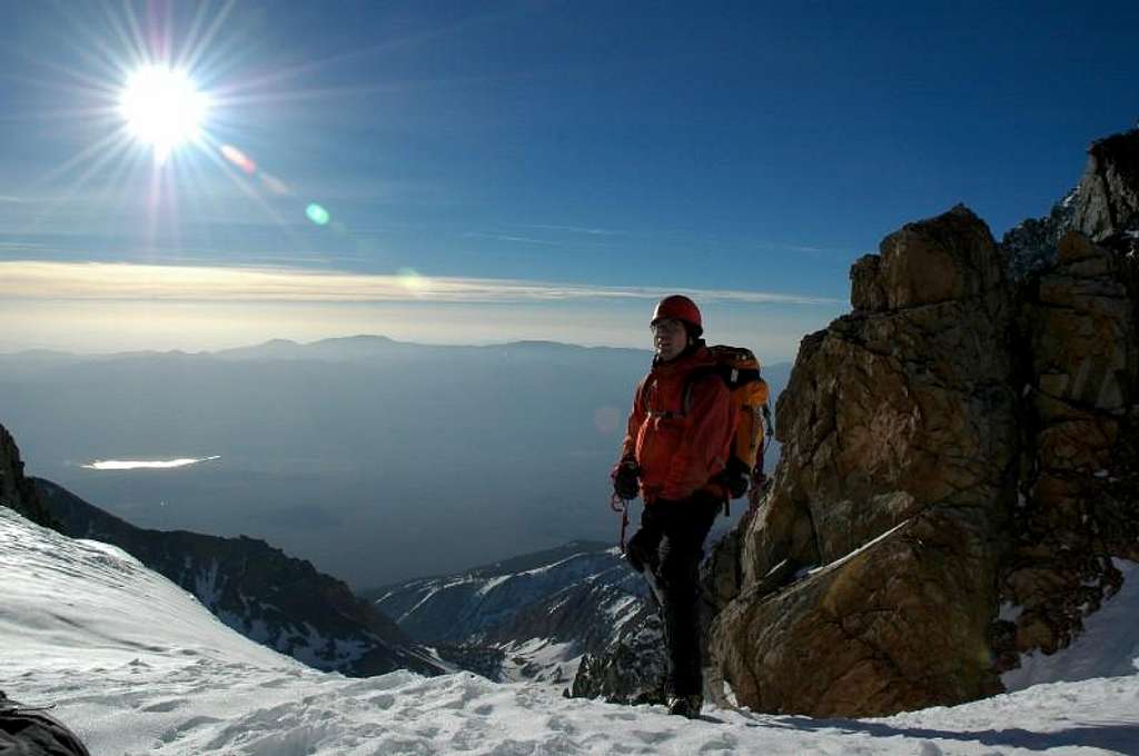 Topping out St Jean Couloir