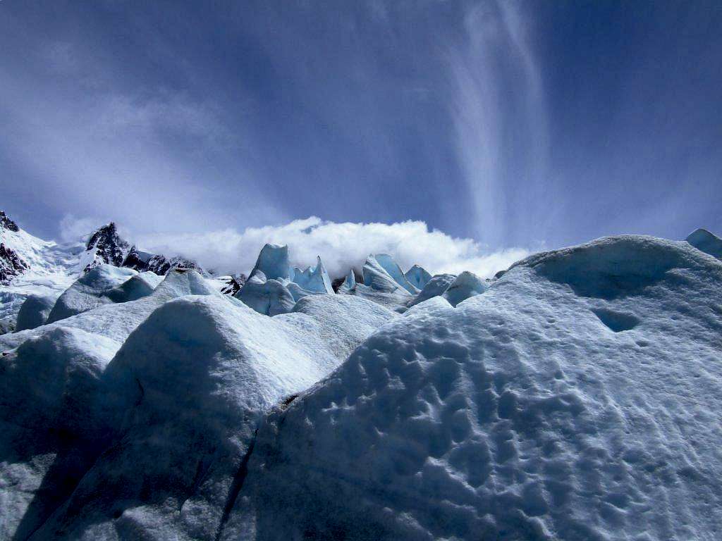 Glaciar below Cerro Torre