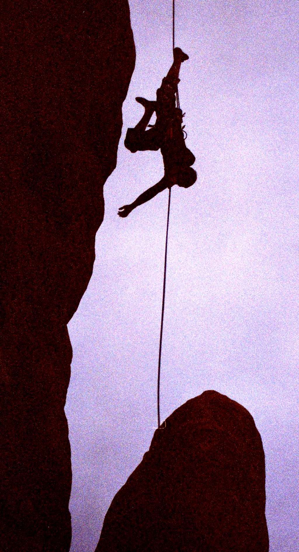 Rappelling off of Tonka Tower