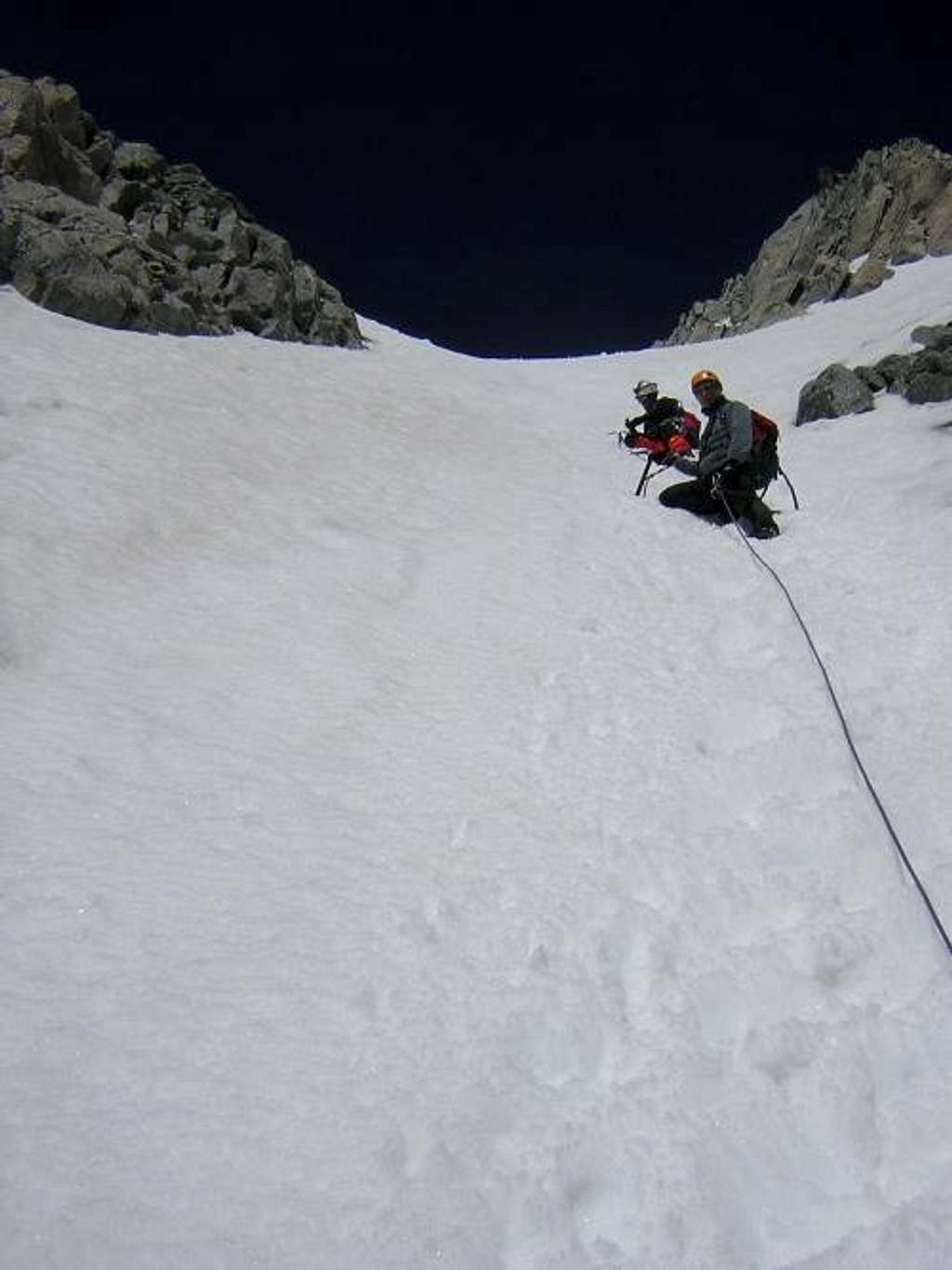 Normal route top snowfield