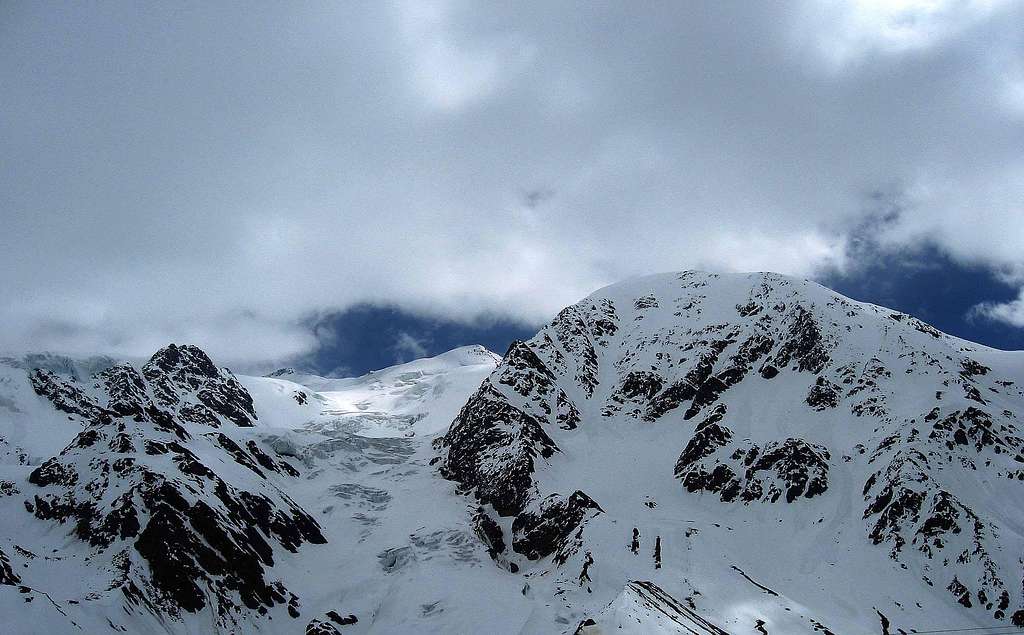 Glacier Cedec and Monte Pasquale