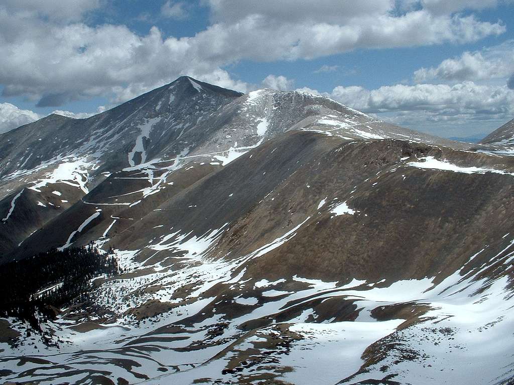 Looking Back at Mount Antero