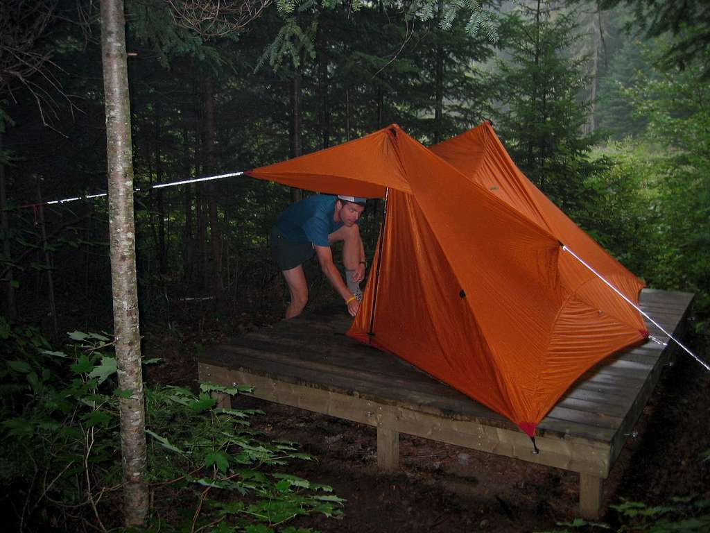 Tent Platform at Lac de-la-Dam