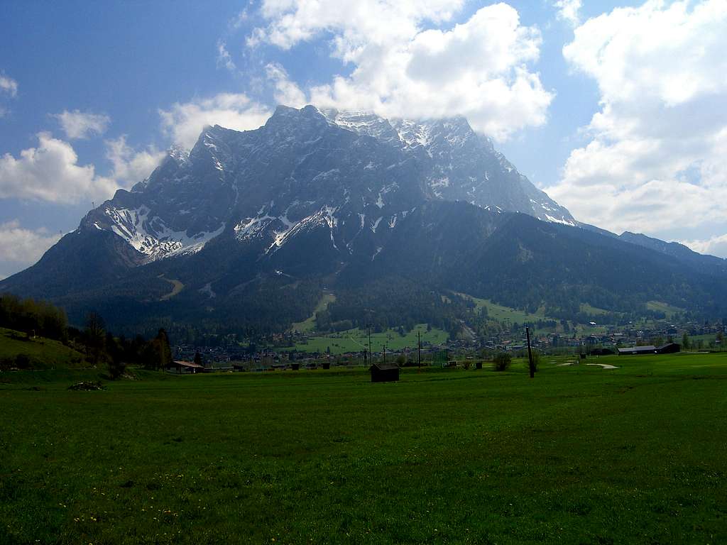 Zugspitze seen from West