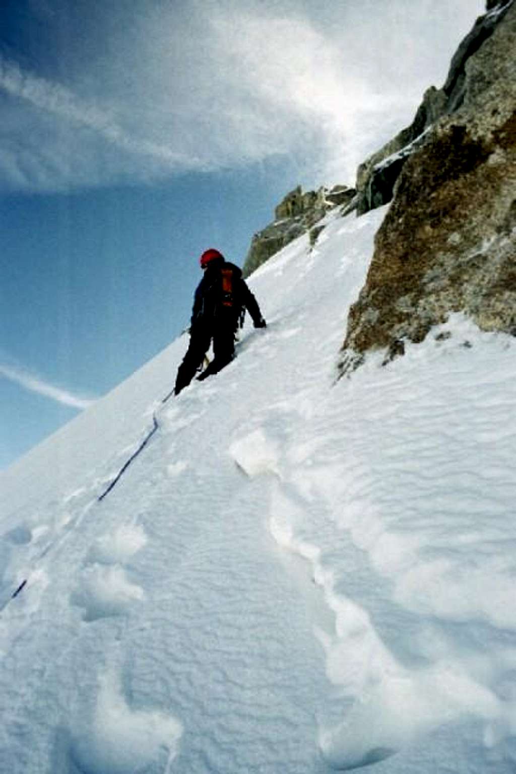 On the way to the summit