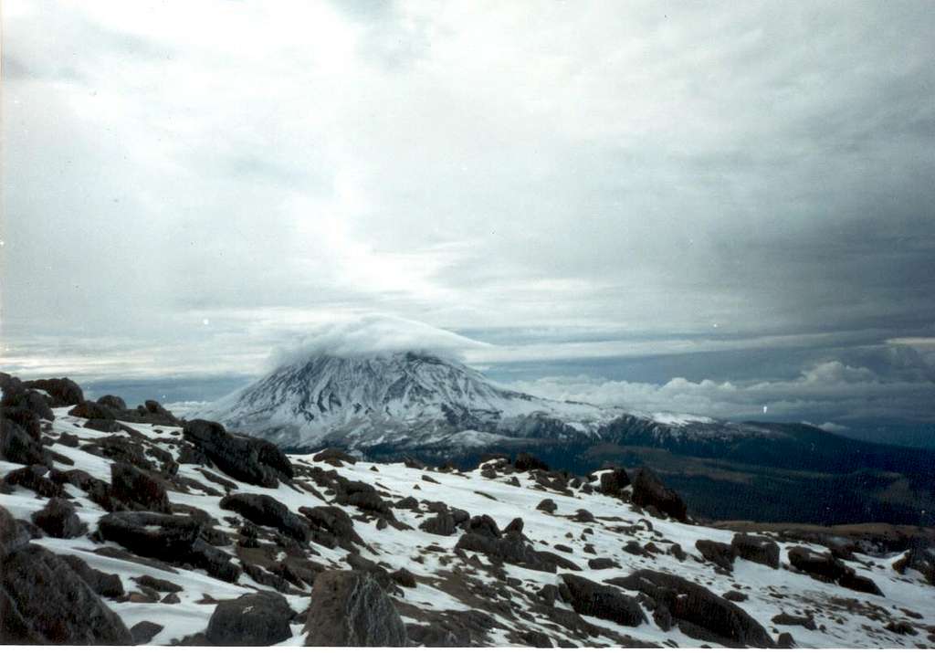 Popoctepetl from the Iztaccihuatl at New Year (1995-1996)